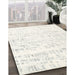 Machine Washable Contemporary Soft Ivory Beige Rug in a Family Room, wshcon2302
