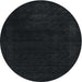 Sideview of Contemporary Gunmetal Green Modern Rug, con2303