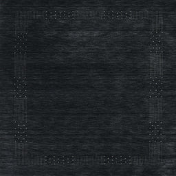 Sideview of Machine Washable Contemporary Gunmetal Green Rug, wshcon2303