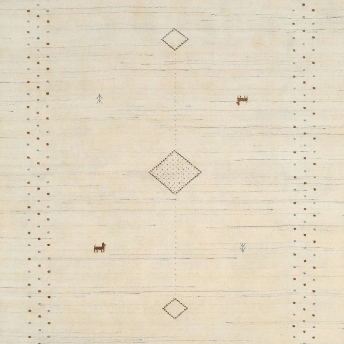 Machine Washable Contemporary Vanilla Gold Rug, wshcon2304