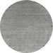 Sideview of Contemporary Dark Gray Modern Rug, con2305