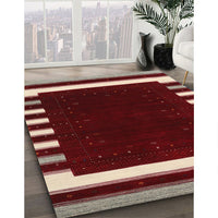 Contemporary Camel Brown Modern Rug, con2306