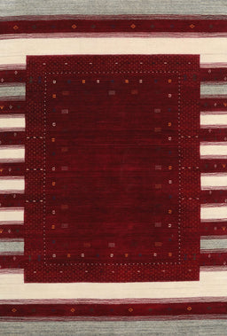 Contemporary Camel Brown Modern Rug, con2306