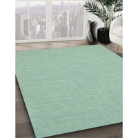 Contemporary Blue Green Modern Rug, con230