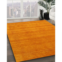 Contemporary Orange Red Modern Rug, con2310