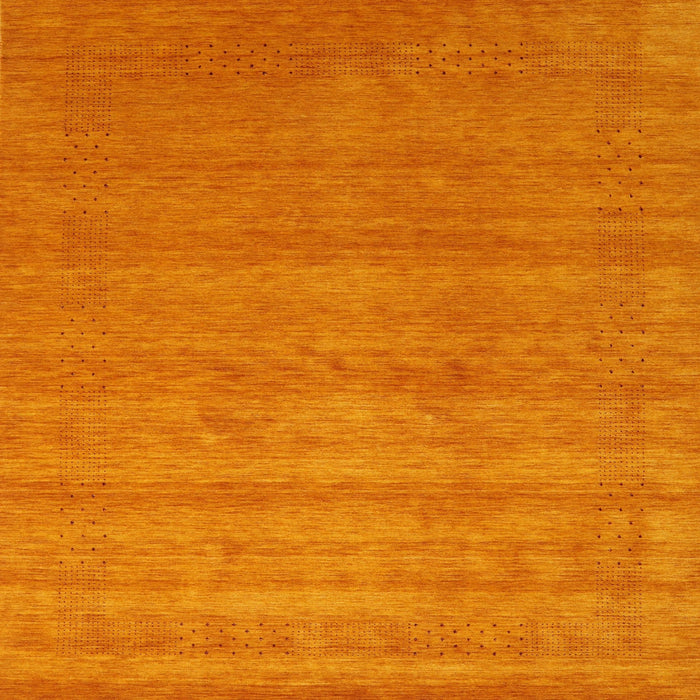 Square Contemporary Orange Red Modern Rug, con2310