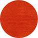 Sideview of Contemporary Red Modern Rug, con2312