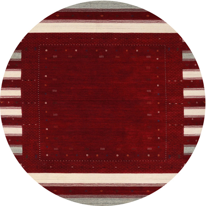 Sideview of Contemporary Light French Beige Brown Modern Rug, con2313