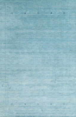 Contemporary Sky Blue Modern Rug, con2314