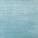 Square Contemporary Sky Blue Modern Rug, con2314