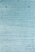 Contemporary Sky Blue Modern Rug, con2318