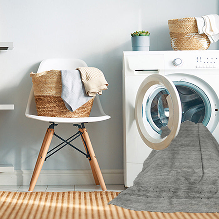 Machine Washable Contemporary Dark Gray Rug in a Washing Machine, wshcon2319