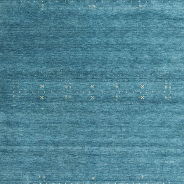 Machine Washable Contemporary Blue Ivy Blue Rug, wshcon2320