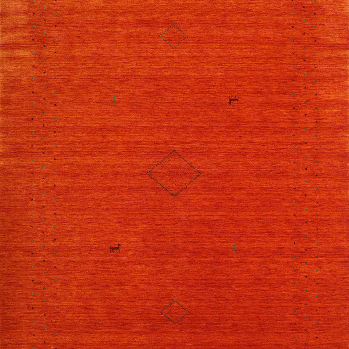 Contemporary Neon Red Modern Rug, con2321