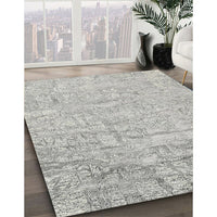 Contemporary Gray Modern Rug, con2323