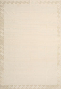 Machine Washable Contemporary Navajo White Rug, wshcon2324