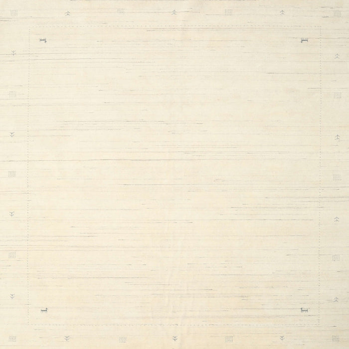 Sideview of Machine Washable Contemporary Peach Beige Rug, wshcon2326