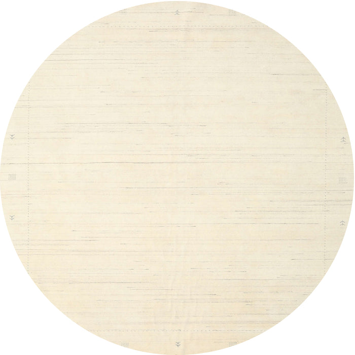 Square Machine Washable Contemporary Peach Beige Rug, wshcon2326