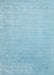 Contemporary Light Sky Blue Modern Rug, con2327