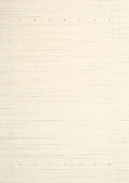 Contemporary Peach Beige Solid Rug, con2328