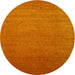 Sideview of Contemporary Orange Red Modern Rug, con2330