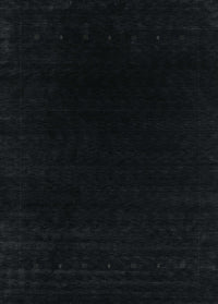 Machine Washable Contemporary Black Rug, wshcon2331