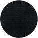 Sideview of Contemporary Black Modern Rug, con2331