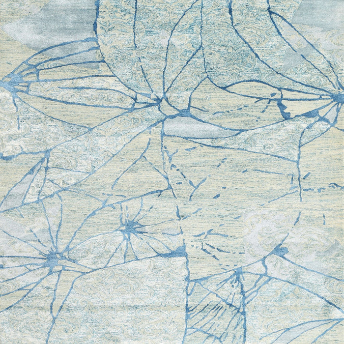 Square Contemporary Gray Modern Rug, con2332