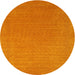 Sideview of Contemporary Orange Red Modern Rug, con2334