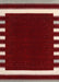 Contemporary Cranberry Red Modern Rug, con2335