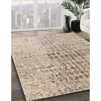 Contemporary Brown Modern Rug, con2336