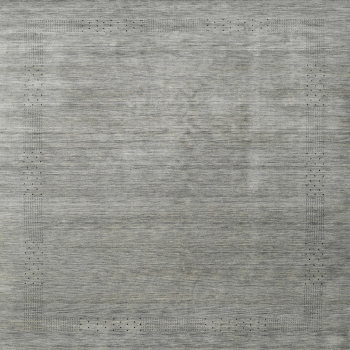 Sideview of Machine Washable Contemporary Dark Gray Rug, wshcon2339