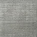 Sideview of Machine Washable Contemporary Dark Gray Rug, wshcon2339