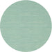 Square Machine Washable Contemporary Blue Green Rug, wshcon233