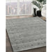 Machine Washable Contemporary Dark Gray Rug in a Family Room, wshcon2340