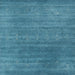 Square Contemporary Blue Ivy Blue Modern Rug, con2341