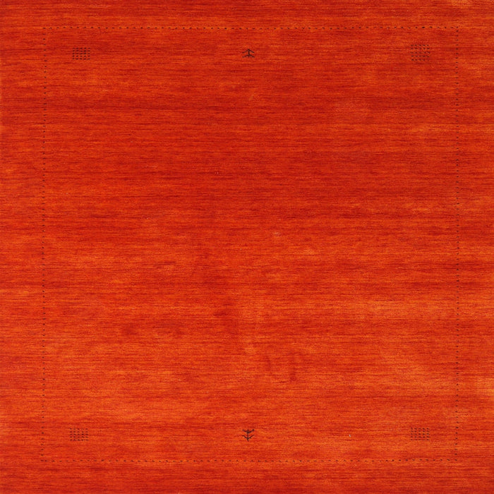 Sideview of Machine Washable Contemporary Red Rug, wshcon2342