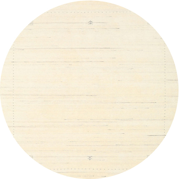 Square Machine Washable Contemporary Peach Beige Rug, wshcon2343