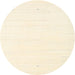 Sideview of Contemporary Peach Beige Solid Rug, con2343