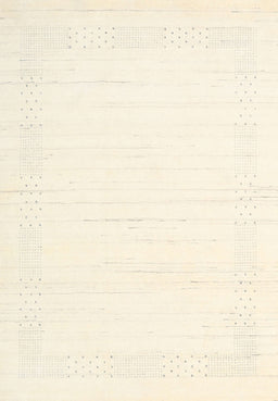 Contemporary Beige Solid Rug, con2346