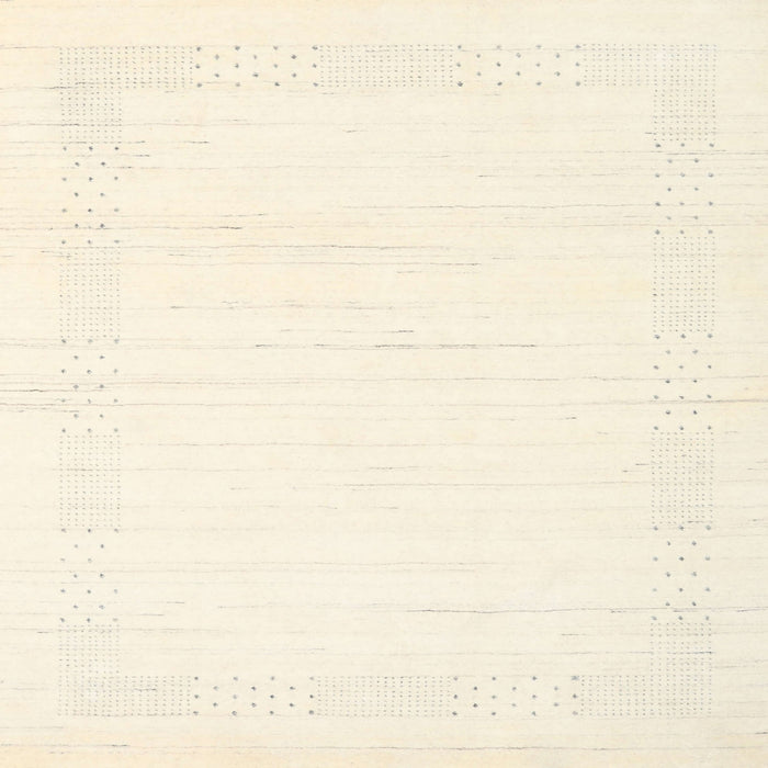 Sideview of Machine Washable Contemporary Moccasin Beige Rug, wshcon2346