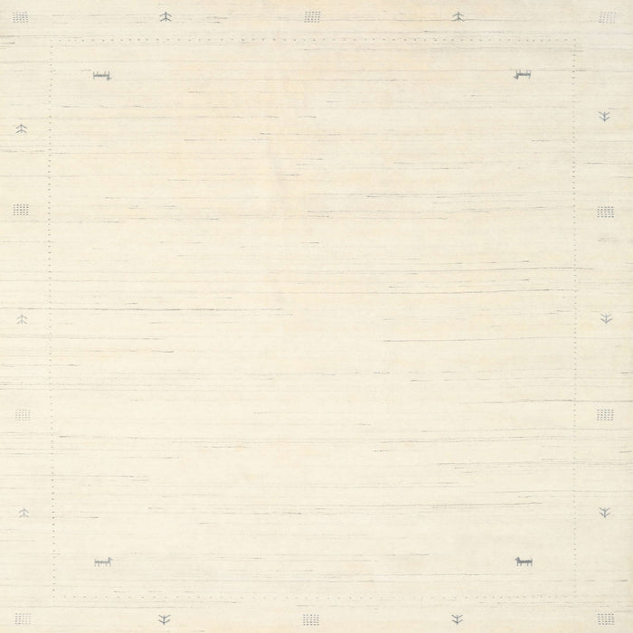 Sideview of Machine Washable Contemporary Moccasin Beige Rug, wshcon2348