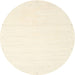 Sideview of Contemporary Beige Solid Rug, con2348