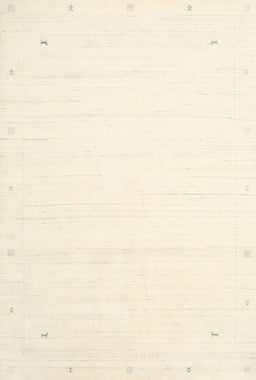 Contemporary Beige Solid Rug, con2348