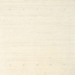 Square Contemporary Peach Beige Solid Rug, con2349