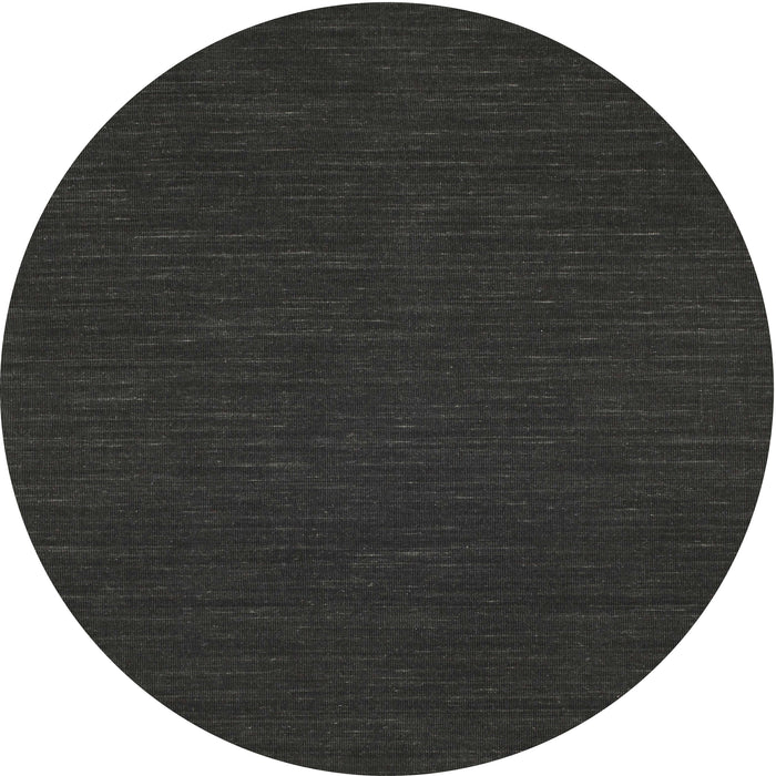 Square Machine Washable Contemporary Charcoal Black Rug, wshcon234