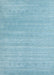 Contemporary Sky Blue Modern Rug, con2351