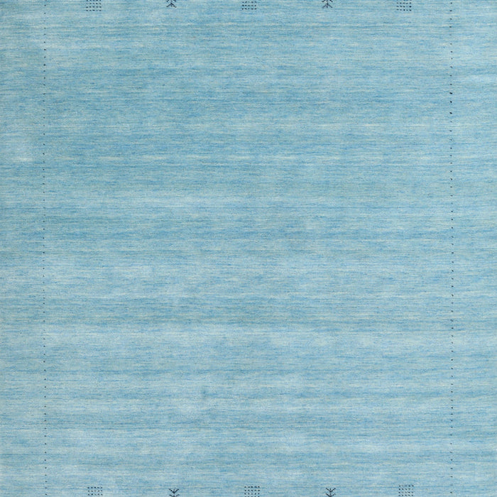 Contemporary Sky Blue Modern Rug, con2351