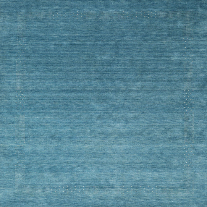 Sideview of Machine Washable Contemporary Blue Ivy Blue Rug, wshcon2352