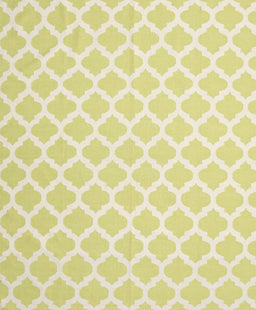 Contemporary Harvest Gold Trellis Rug, con2353